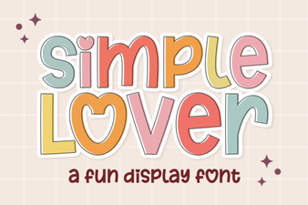Simple Lover Font: Handcrafted and Romantic Styles