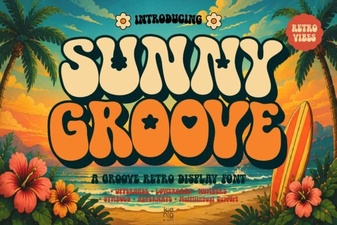 Sunny Groove Fonts for Creative Projects