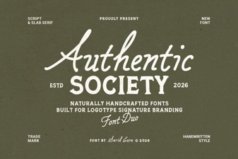 Authentic Society Font for Your Creative Projects