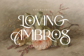 Loving Ambros Font: Creative Typography Projects